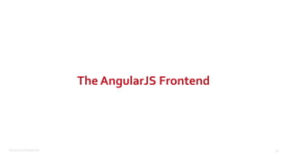 ©2015 Couchbase Inc. 38
The AngularJS Frontend
 
