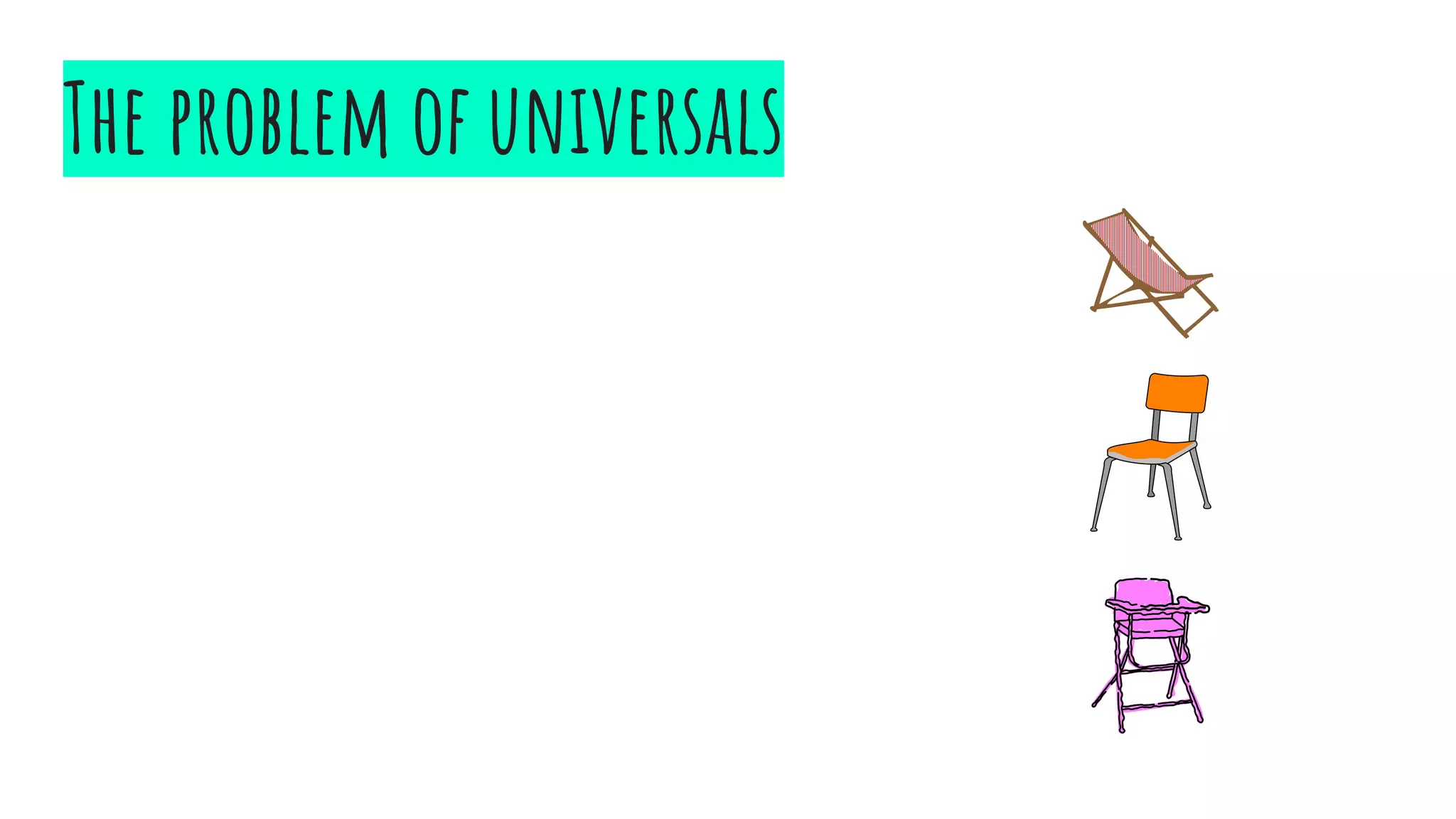 The problem of universals
 