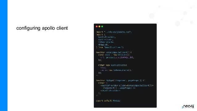 configuring apollo client
 