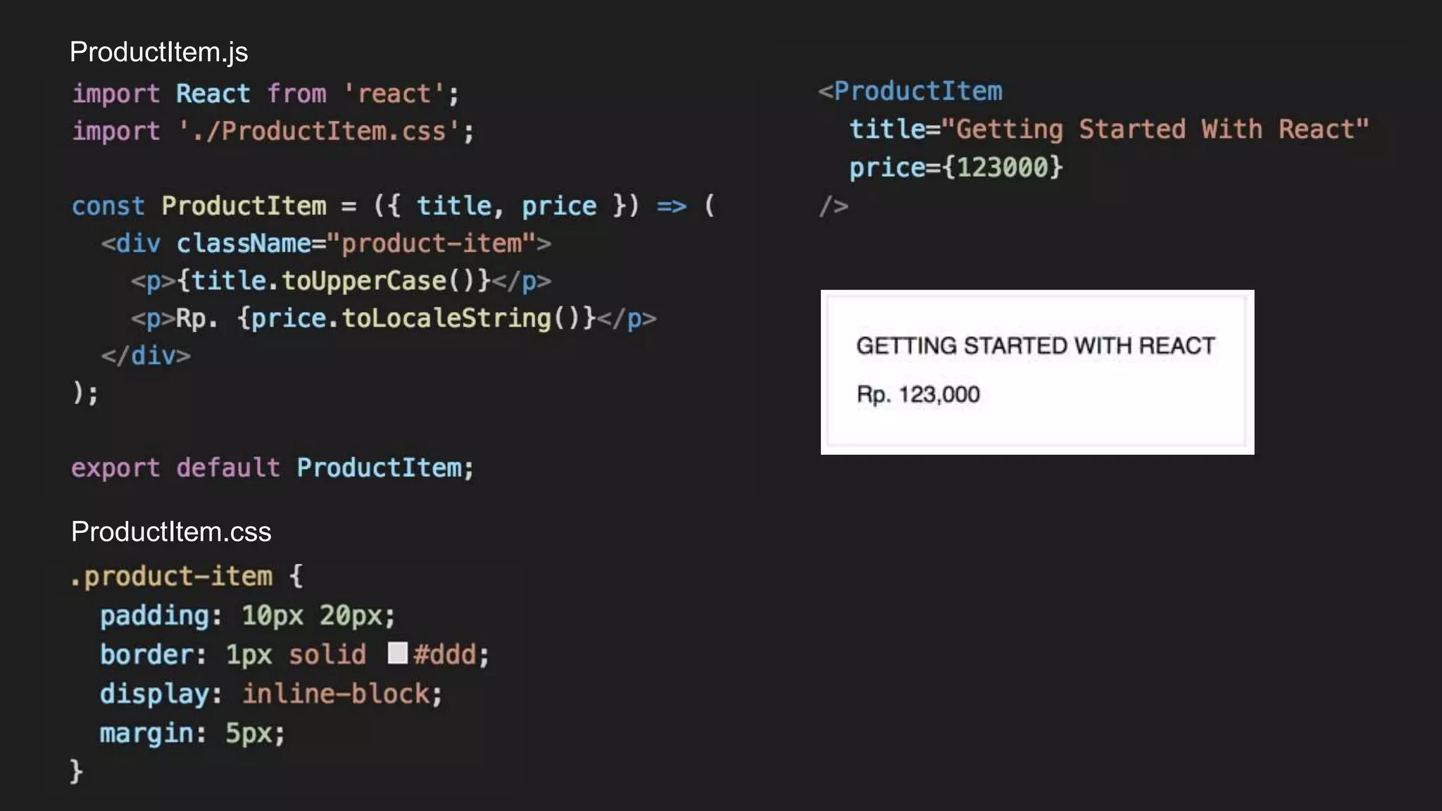 ProductItem.js ProductItem.css 