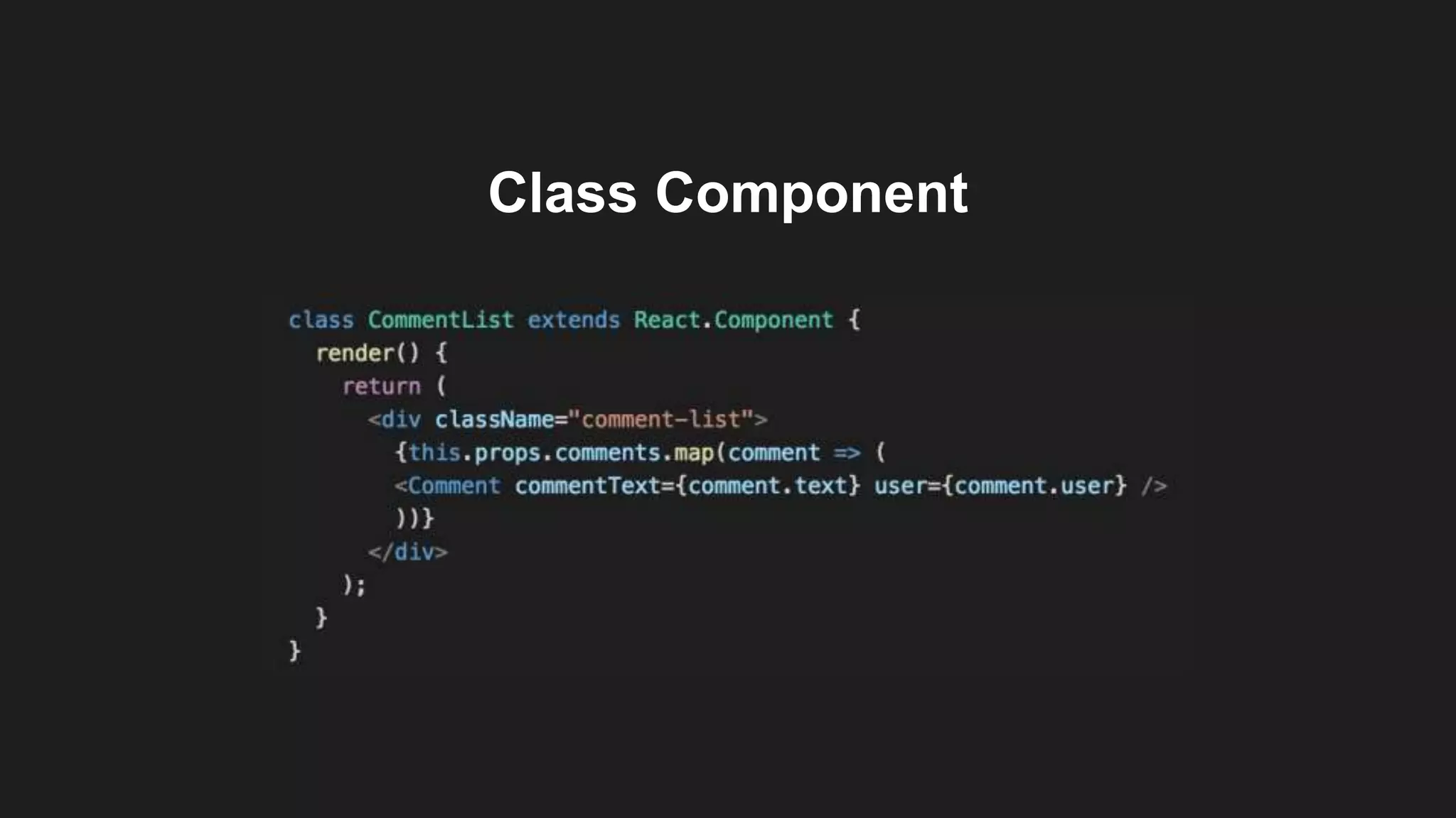 Class Component 