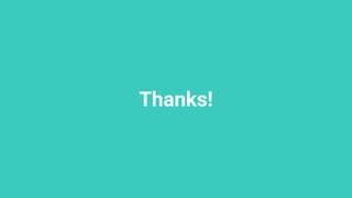 Thanks!
 