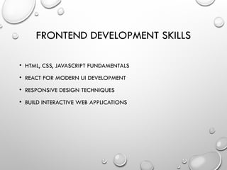 Full Stack Developer Courses in Chennai | PPTX