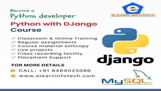 Full Stack with Python Django Training in Hyderabad | PPT