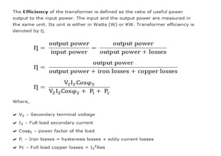 Disadvantages of OPEN DELTA
transformer
• efficiency of transformer is decrease
• Secondary voltage is become unbalanced d...