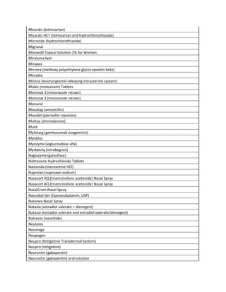 Full us fda approved drug list | PDF