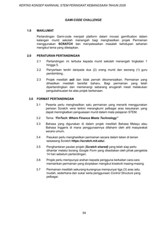 FULL VERSION KK KSTEM2026 PERINGKAT KEBANGSAAN | PDF