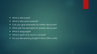 full version of 13 genres in discourse analysis.pptx