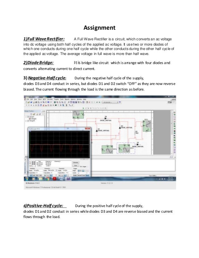 Full wave rectifier and its types
