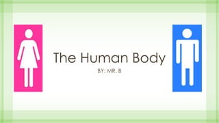 The Human Body
BY: MR. B
 