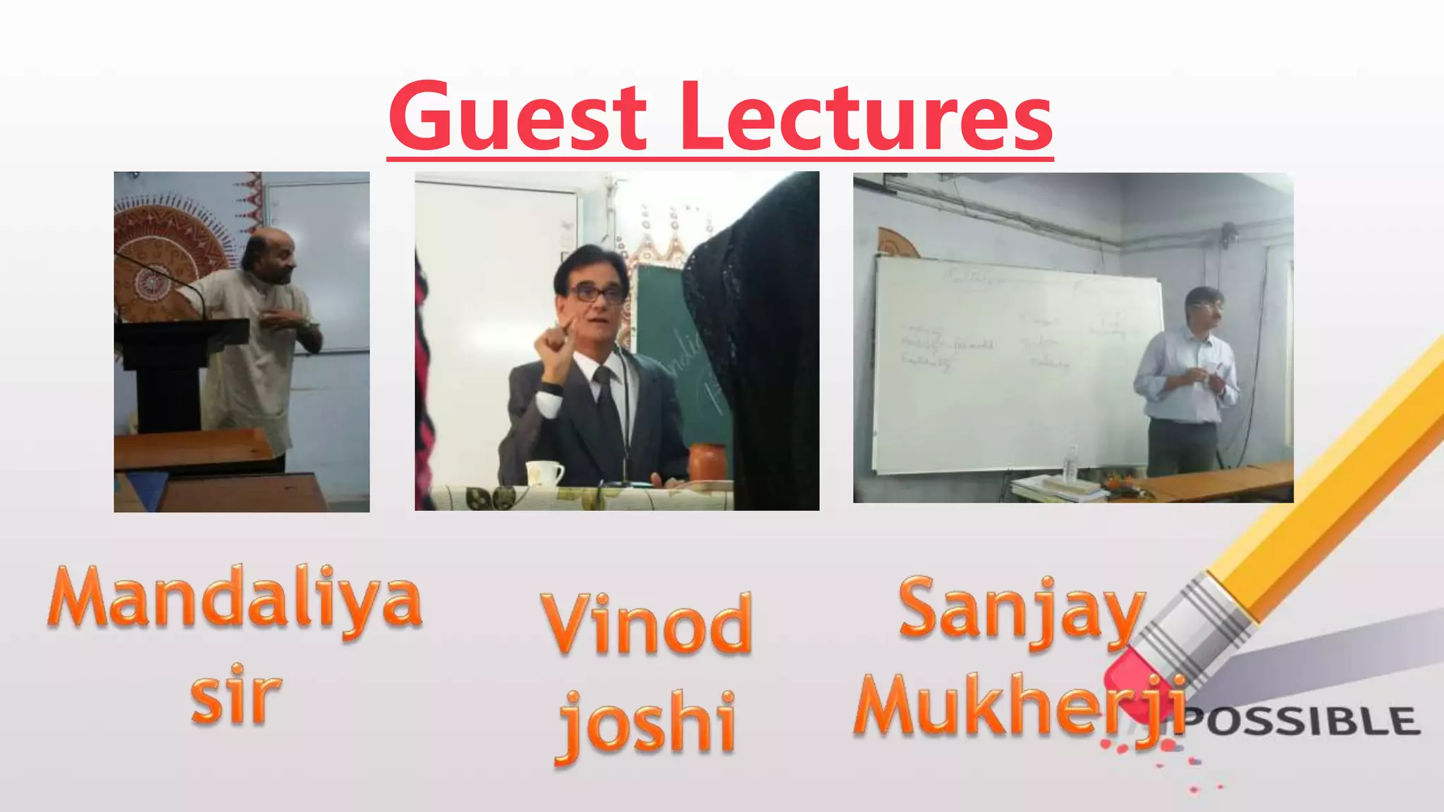 Guest Lectures