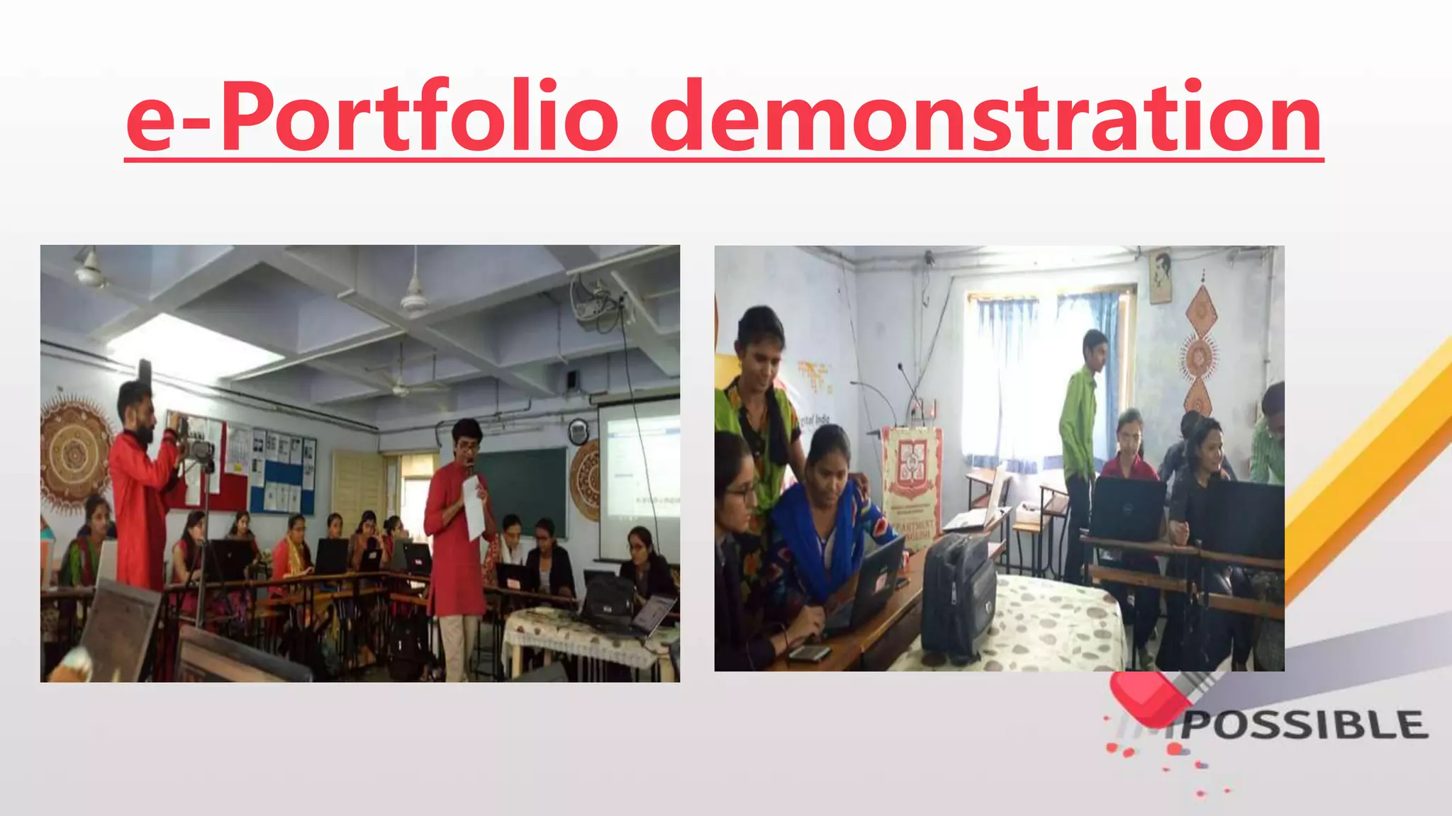 e-Portfolio demonstration