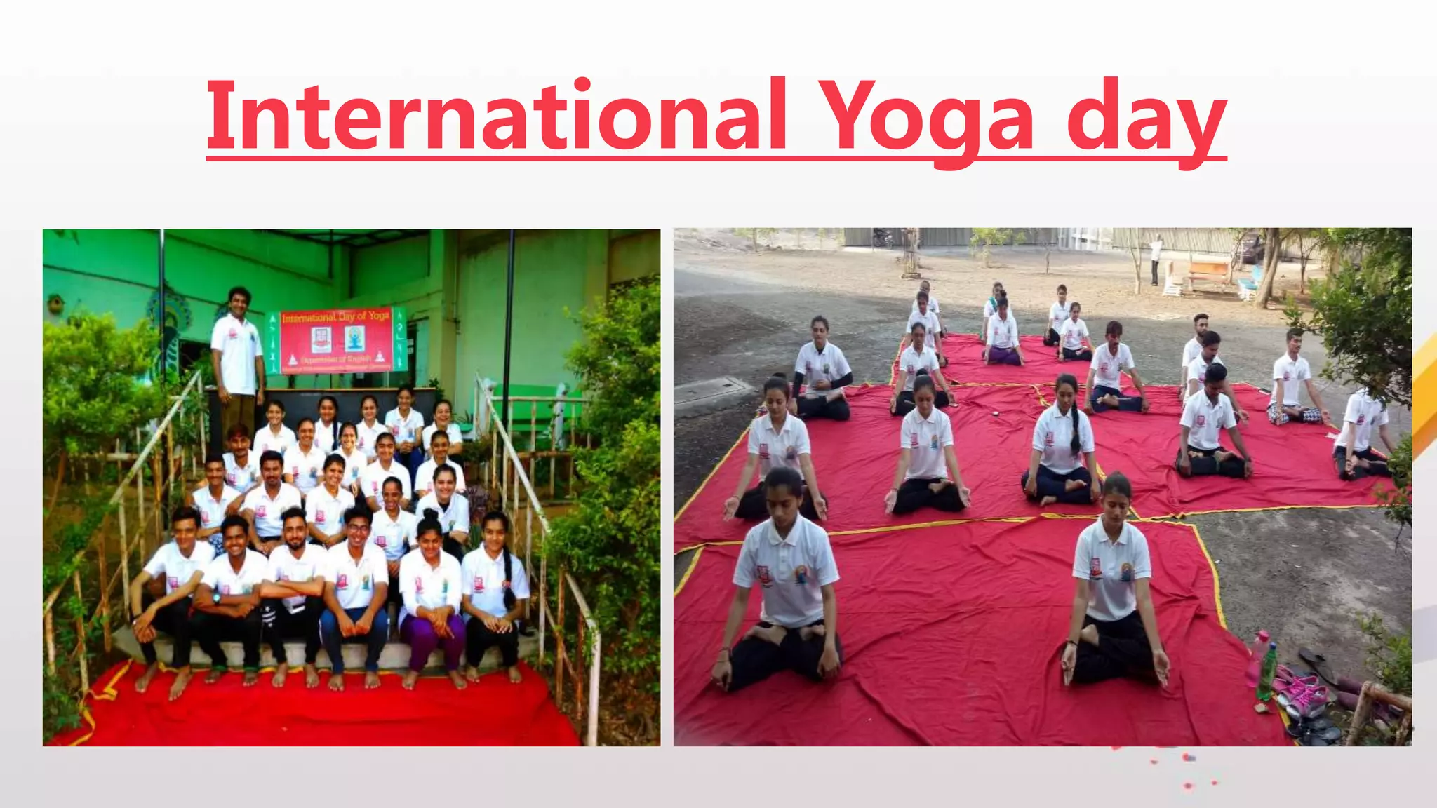 International Yoga day