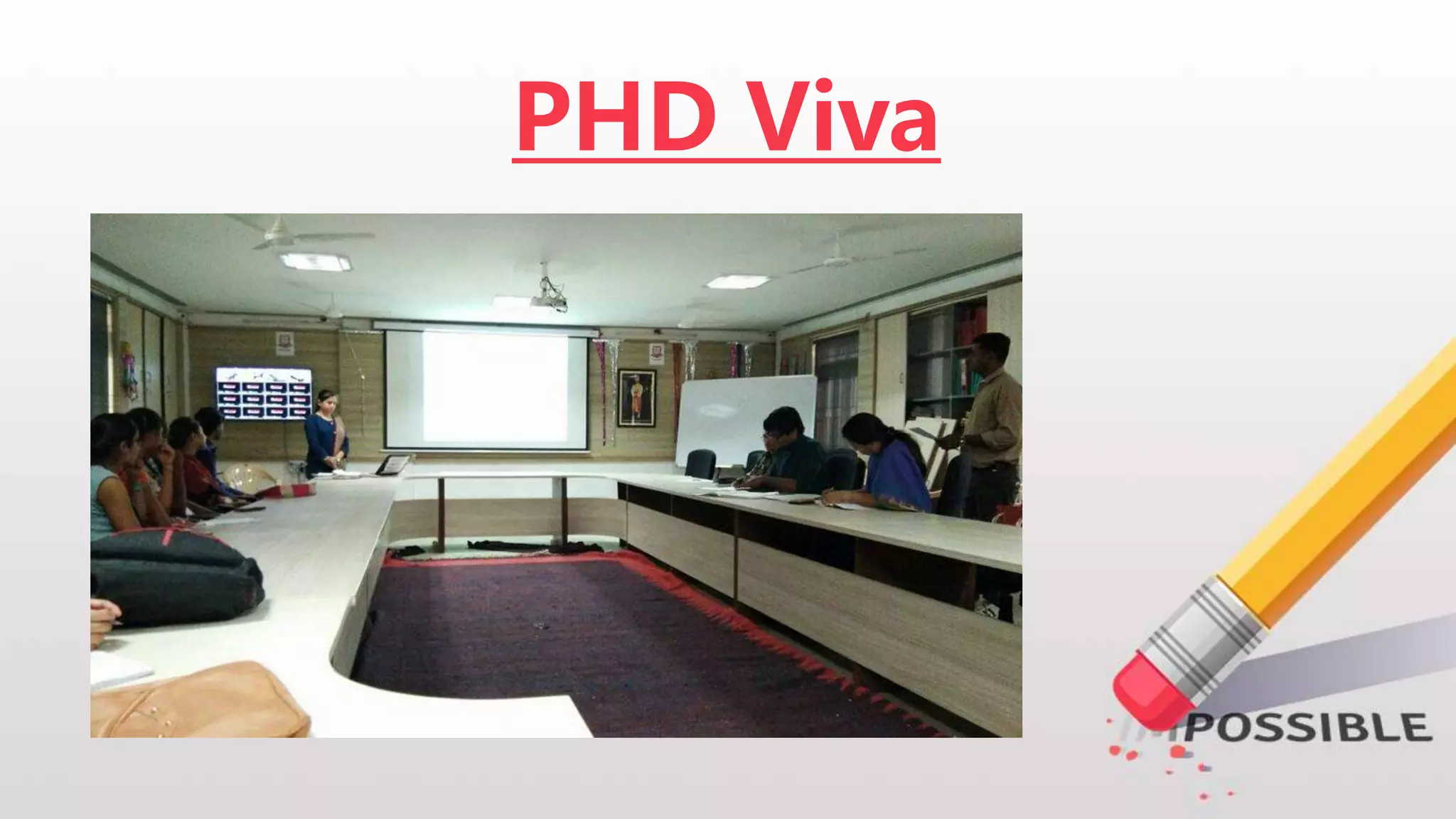 PHD Viva
