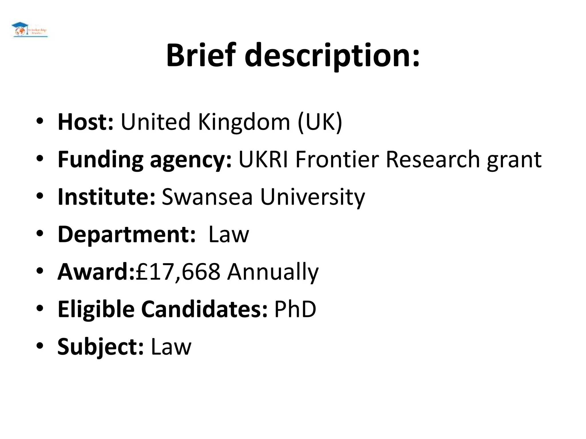 Fully funded PhD Scholarship UK 2023.pptx