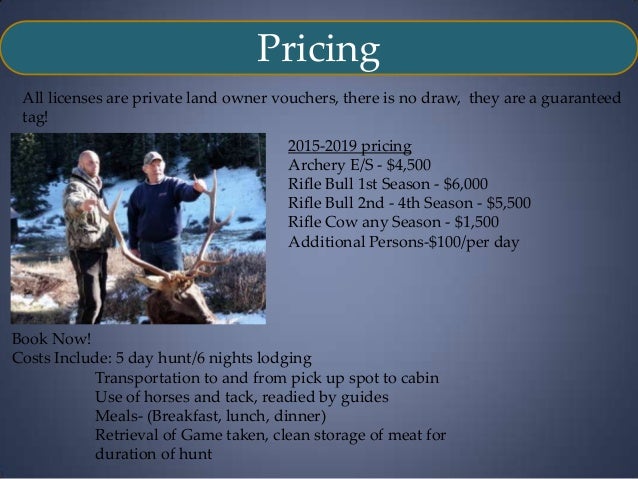 Fully Guided Elk Hunting Chama Nm