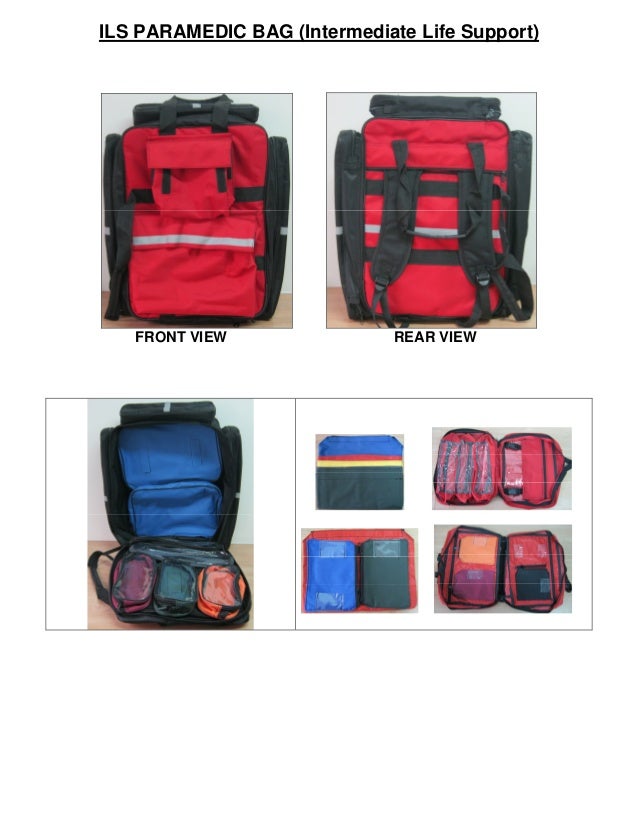 Fully stocked ils bag,First Aid Kits, Medical Bags, Paramedic Jump Ba…