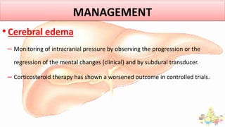 Fulminant hepatic failure (fhf) | PPTX