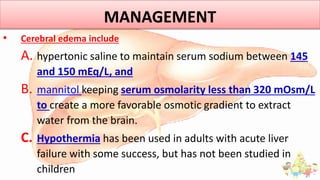 Fulminant hepatic failure (fhf) | PPTX