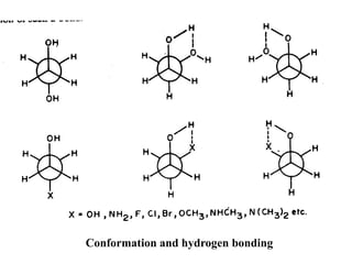 Conformation and hydrogen bonding
 