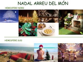 NADAL ARREU DEL MÓN
HEMISFERI NORD

HEMISFERI SUD

 