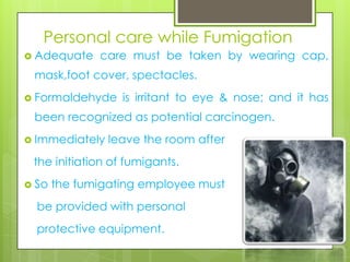 Fumaigation Process in Operation Theaters | PPTX