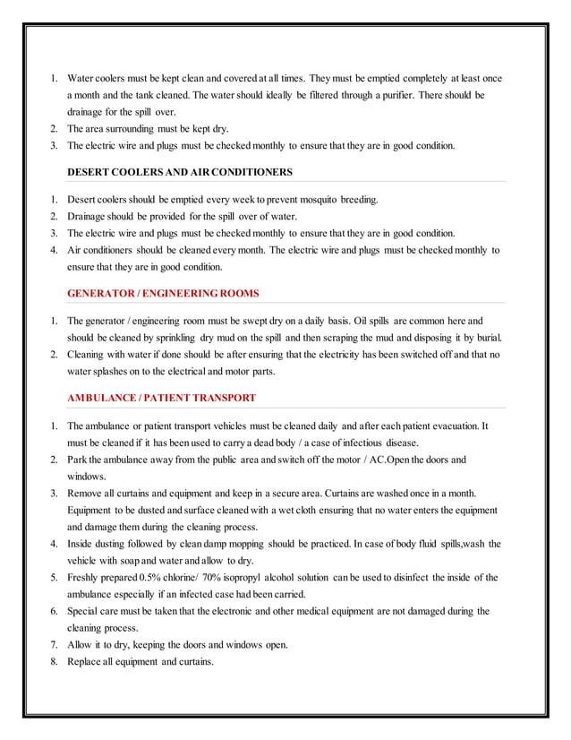 Fumigation Procedure.pdf Fumigation process and hospital infection control | DOCX