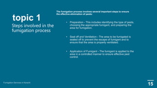 Fumigation Process Flow Chart.pdf Fumigation Services in Karachi | PPTX