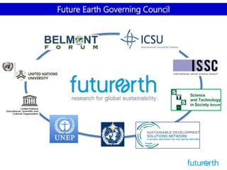 4
Future Earth Governing Council
 