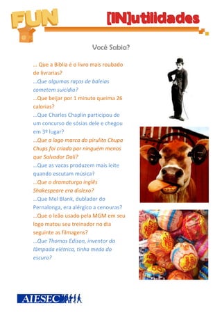 Newsletter Interna @FO - 23 de outubro