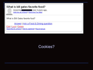 Cookies? 