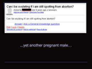 ...yet another pregnant male… 