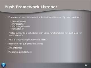 Push Listener Funambol Server Architecture | ODP