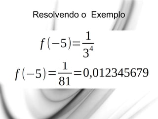 Resolvendo o Exemplo
 