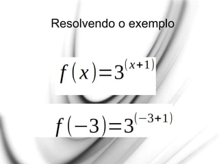 Resolvendo o exemplo
 