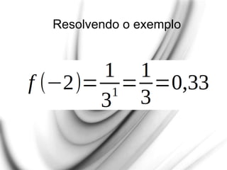 Resolvendo o exemplo
 