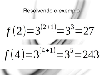 Resolvendo o exemplo
 