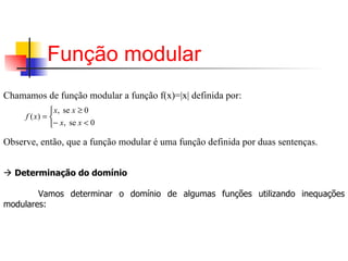 Funcao modular | PPT