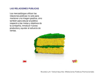 Ricardo Luhr  Farias  I  Apuntes  I  Relaciones Públicas Promocionales 
