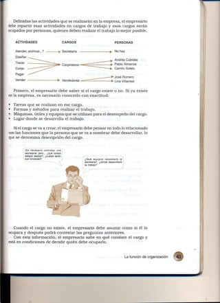 Función de organización0001