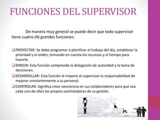 Función supervisora | PPTX