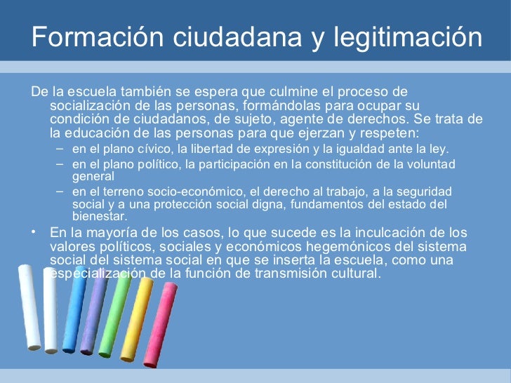 Funcion Social de la Educacion