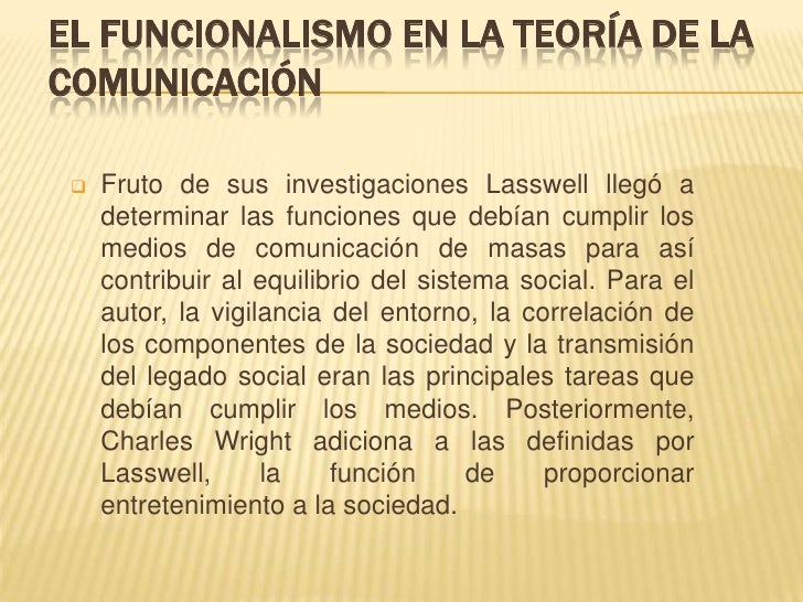 Funcionalismo Funcionalismo
