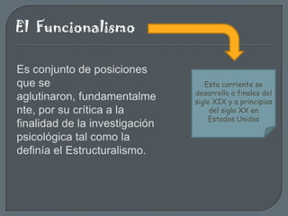 Funcionalismo Psicologico