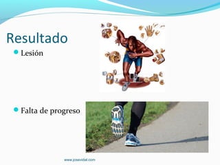 Resultado
 Lesión




 Falta de progreso




              www.josevidal.com
 