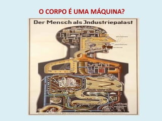 O CORPO É UMA MÁQUINA?
 
