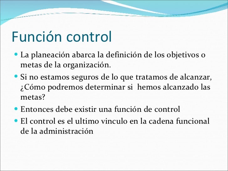 Funcion control 2011
