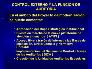 Funcion control externo | PPT