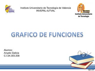 Alumno:
Anyelo Galicia
C.I:24.303.208
Instituto Universitario de Tecnología de Valencia
INVEPAL-IUTVAL
 