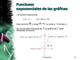 Funciones Exponenciales Y Logaritmicas